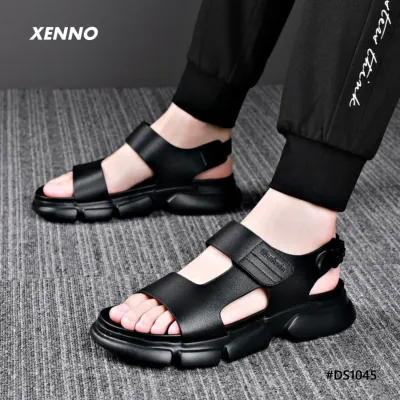 RIVEIRA RIPPLES GENUINE LEATHER SANDALS